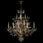 Crystal Crystal Laurel Chandelier - Fine Art Handcrafted Lighting 774440