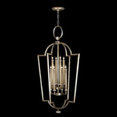 Contemporary Allegretto Silver Lantern - Fine Art Handcrafted Lighting 780440