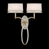 Contemporary Allegretto Silver Wall Sconce - Fine Art Handcrafted Lighting 784750