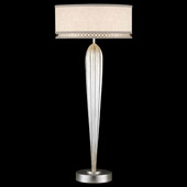 Contemporary Allegretto Silver Table Lamp - Fine Art Handcrafted Lighting 792915