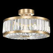 Crystal Crystal Enchantment Round Semi-Flush Mount Ceiling Light - Fine Art Handcrafted Lighting 815740-2