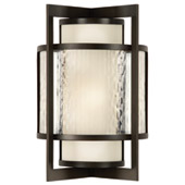 Contemporary Singapore Moderne Outdoor Wall Sconce - Fine Art Handcrafted Lighting 818081