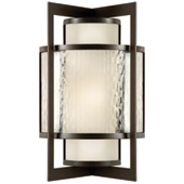 Contemporary Singapore Moderne Outdoor Wall Sconce - Fine Art Handcrafted Lighting 818181