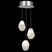 Contemporary Natural Inspirations 9" Round Multi Pendant Fixture - Fine Art Handcrafted Lighting 852340-13L