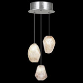 Contemporary Natural Inspirations 9" Round Multi Pendant Fixture - Fine Art Handcrafted Lighting 852340-14L