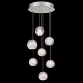 Contemporary Natural Inspirations 14" Round Multi Pendant Fixture - Fine Art Handcrafted Lighting 852640-106L