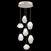 Contemporary Natural Inspirations 14" Round Multi Pendant Fixture - Fine Art Handcrafted Lighting 852640-23L