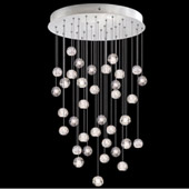 Contemporary Natural Inspirations 34" Round Multi Pendant Fixture - Fine Art Handcrafted Lighting 853440-106L