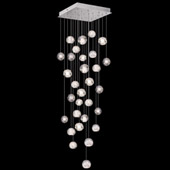 Contemporary Natural Inspirations 30" Square Multi Pendant Fixture - Fine Art Handcrafted Lighting 853540-106L