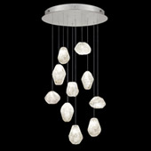 Contemporary Natural Inspirations 22" Round Multi Pendant Fixture - Fine Art Handcrafted Lighting 863540-13L