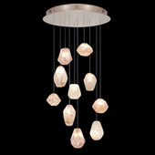 Contemporary Natural Inspirations 22" Round Multi Pendant Fixture - Fine Art Handcrafted Lighting 863540-24L