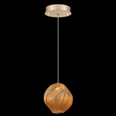 Transitional Vesta Drop Light Mini Pendant - Fine Art Handcrafted Lighting 866140-22