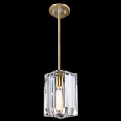 Crystal Monceau Square Mini Pendant - Fine Art Handcrafted Lighting 875440-2