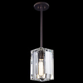 Crystal Monceau Square Mini Pendant - Fine Art Handcrafted Lighting 875440