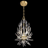 Crystal Lily Buds Pendant - Fine Art Handcrafted Lighting 881540-1