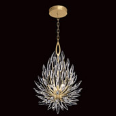 Crystal Lily Buds Pendant - Fine Art Handcrafted Lighting 881640-1