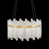 Contemporary Lior LED Round Pendant - Fine Art Handcrafted Lighting 882540-1