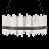 Contemporary Lior LED Round Pendant - Fine Art Handcrafted Lighting 882840-3