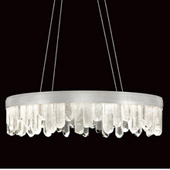 Contemporary Lior LED Round Pendant - Fine Art Handcrafted Lighting 888240-1