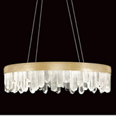 Contemporary Lior LED Round Pendant - Fine Art Handcrafted Lighting 888240-2