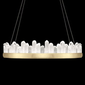 Contemporary Lior LED Round Pendant - Fine Art Handcrafted Lighting 888440-2