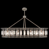 Crystal Westminster Oblong Pendant Chandelier - Fine Art Handcrafted Lighting 889940-1