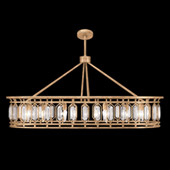 Crystal Westminster Oblong Pendant Chandelier - Fine Art Handcrafted Lighting 889940-2