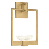Contemporary Delphi Gold Wall Sconce - Fine Art Handcrafted Lighting 893550-2