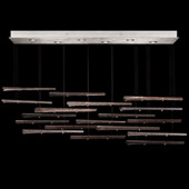 Contemporary Elevate Spires Linear Multi Pendant Fixture - Fine Art Handcrafted Lighting 895140-151