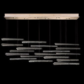 Contemporary Elevate Spires Linear Multi Pendant Fixture - Fine Art Handcrafted Lighting 895140-241