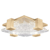 Contemporary Terra Square Flush Mount Ceiling Light - Fine Art Handcrafted Lighting 895440-31