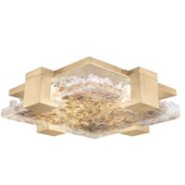 Contemporary Terra Square Flush Mount Ceiling Light - Fine Art Handcrafted Lighting 895440-32
