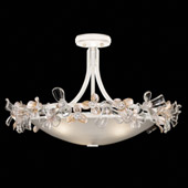 Crystal Azu Semi Flush Mount Ceiling Light - Fine Art Handcrafted Lighting 915540-3