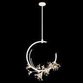 Crystal Azu Right Facing Linear Pendant - Fine Art Handcrafted Lighting 918140-3