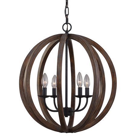 Feiss F2935/4WOW/AF Allier 4 - Light Pendant