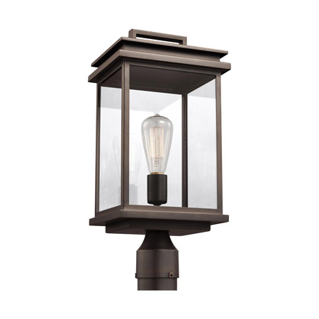 Feiss OL13607ANBZ Glenview 1 - Light Outdoor Post Lantern