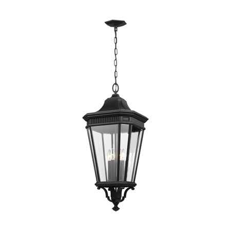 Feiss OL5414BK Cotswold Lane 4 - Light Outdoor Hanging Lantern