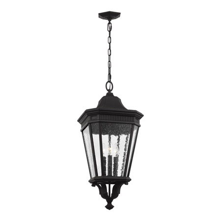 Feiss OL5432BK Cotswold Lane 3 - Light Outdoor Hanging Lantern