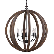 Feiss F2936/5WOW/AF Allier 5 - Light Large Pendant