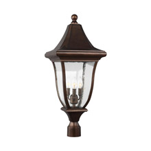 Feiss OL13107PTBZ Oakmont 3 - Light Outdoor Post Lantern