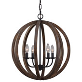 Transitional Allier 4 - Light Pendant - Feiss F2935/4WOW/AF