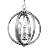 Transitional Corinne 3 - Light Globe Pendant - Feiss F3059/3PN
