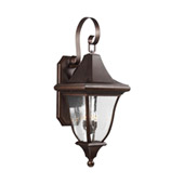 Traditional Oakmont 4 - Light Outdoor Wall Lantern - Feiss OL13103PTBZ