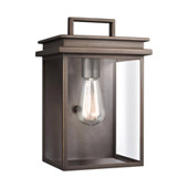 Traditional Glenview 1 - Light Outdoor Wall Lantern - Feiss OL13601ANBZ