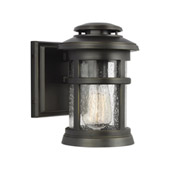 Transitional Newport 1 - Light Outdoor Wall Lantern - Feiss OL14300ANBZ