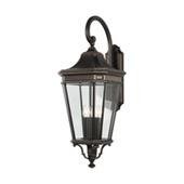 Traditional Cotswold Lane 4 - Light Outdoor Wall Lantern - Feiss OL5405GBZ
