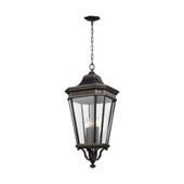 Traditional Cotswold Lane 4 - Light Outdoor Hanging Lantern - Feiss OL5414GBZ