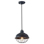 Traditional Urban Renewal 1-Light Pendant - Feiss P1242AF