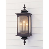 Classic/Traditional Market Square Outdoor Wall Lantern - Feiss OL2602ORB