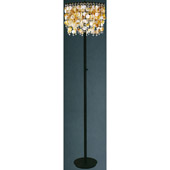Crystal Seaside Dreams Oval Floor Lamp - Glow Lighting 578SL2LMI-9C